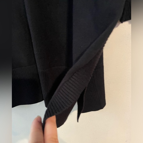 NWT black Adrienne Vittadini Top size L sweater causual minimalist - Picture 6 of 9